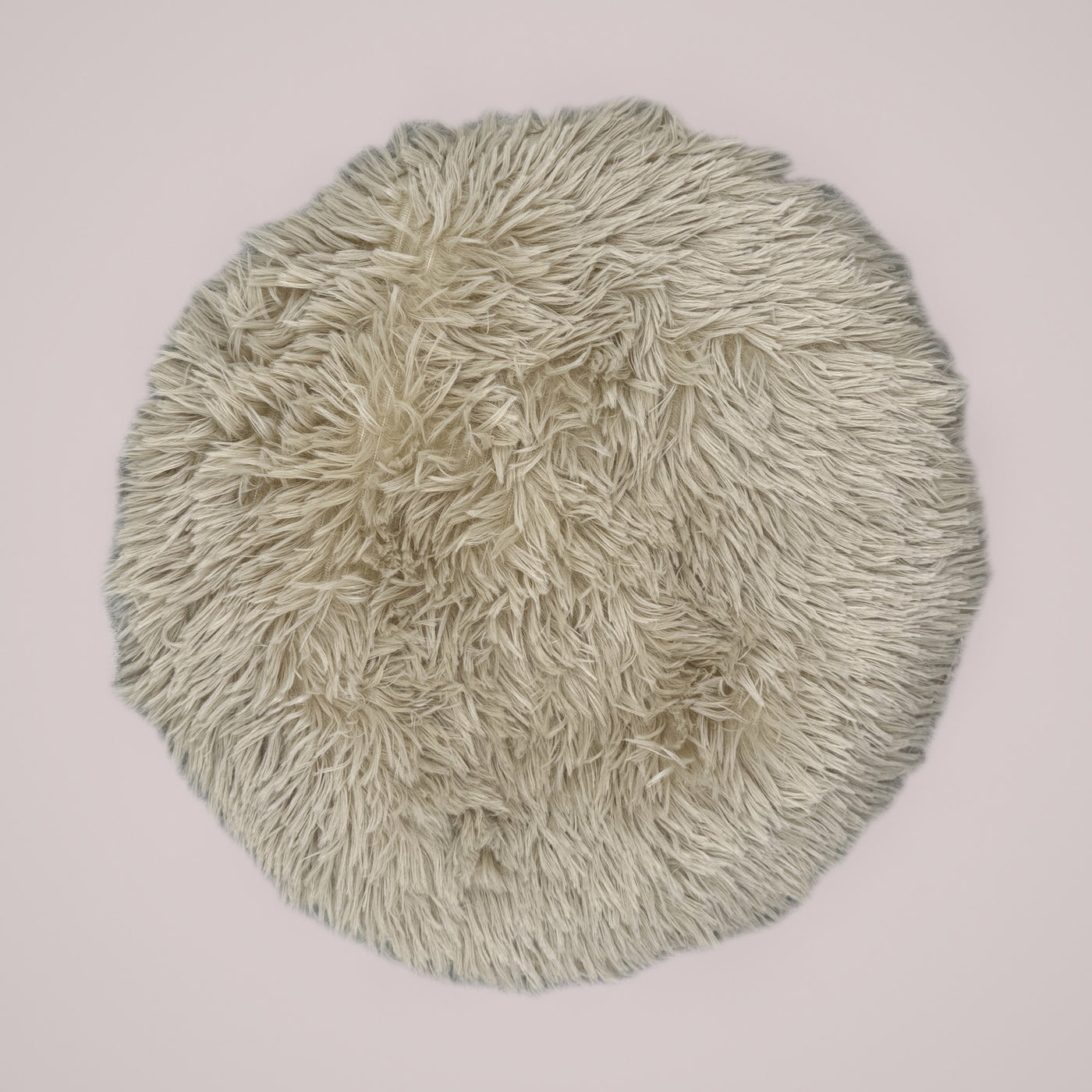 Holmere heated donut cat bed in oat — hero packshot