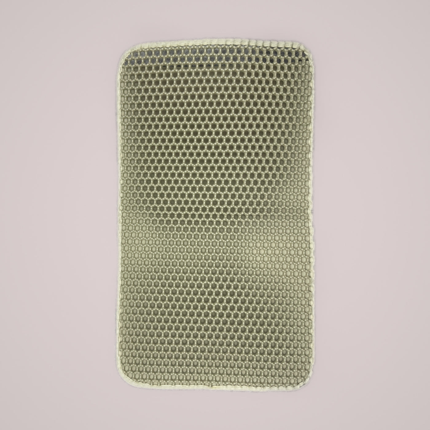 Holmere double-layer litter mat — full mat with the soft bound edge